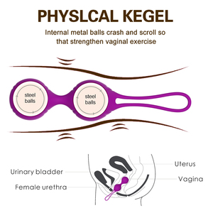 Ylove bán buôn kegel bóng Bộ Silicone niềm vui bóng Ben WA bóng cho phụ nữ âm đạo thắt chặt trọng lượng Kit massage thiết bị - Product Image 3