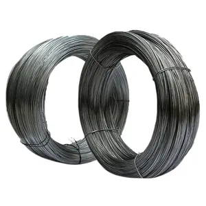 Bwg18 1.24mm Arame Recozido Torcido Loop Tie Wire Binding Wire Soft Black Annealed Twisted Iron Wire