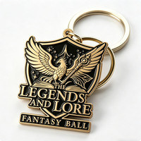 Porte-clés personnalisé en alliage de zinc, pendentif bouclier émaillé 3D, impression UV, forme irrégulière, anneau métallique, souvenir