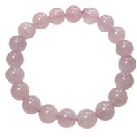 Bracelet en cristal de poudre de Madagascar naturel en gros Jelly Body Star Peach Powder Crystal Jewelry Bracelet