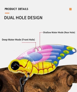 VIB Long-Cast 5g-20g Crankbait stampato 3D in metallo sommerso da pesca con fondo carpa per barca oceanica - Product Image 5