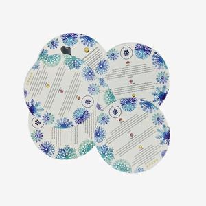 Giá bán buôn pha lê mã sang trọng tùy chỉnh giấy Cảm ơn bạn bài thẻ với lá Logo - Product Image 5