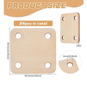 Cartes de tissage en bois découpées au laser sur mesure, outils de métier à tisser faits à la main, fournitures de tissage pour tablettes pour le bricolage et l'artisanat - Product Image 4