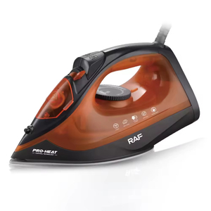 Fer à vapeur électrique 1600 W, fer à repasser portable avec semelle en céramique antiadhésive pour vêtements, avec vapeur verticale réglable - Product Image 3