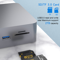 Hub USB multifonctionnel 18-en-1 à succès : extension double moniteur 4K 30Hz, lecteur de carte, station d'accueil USB-C 5 Gbit/s