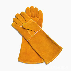 <span class=keywords><strong>Guanti</strong></span> di Sicurezza per Saldatura in Pelle Bovina di Alta Qualità, Anti-Calore, Antiscivolo, Morbidi, per Protezione delle Mani - Product Image 1