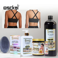 Ensemble de soins corporels OEM personnalisé Osckai Terminus pour l'élimination des taches brunes, exfoliant, éclaircissant, anti-âge, pour blanchir la peau du corps, 4 en 1