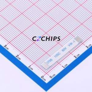 JS05A-08P-030-3-4 FFC Cable (Flexible Flat Cable) P=0.5mm Connector 8P 0.5mm 0.3mm Non-Inverting - Product Image 1