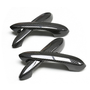 Op maat gemaakte 2-delige droge carbon fiber deurgreep afdekking voor Toyota 	 Supra A90 LHD RHD Modificatie Onderdelen Upgrade - Product Image 3