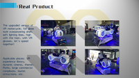 2024 vente chaude 9D VR moto simulateur jeu Machine commerciale Super moto course jeu pour aéroports et jardins
