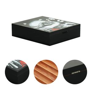 Usine en bois FSC & BSCI cave à cigares boîte en bois de cèdre étui humidificateur de voyage boîte porte-plateau en bois de cèdre - Product Image 4