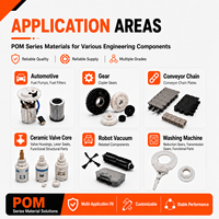Granulés de POM renforcés à 40 % de fibre de carbone Taiyi haute performance, qualité moulage par injection, excellente performance thermique 4g/10min