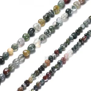 2020 Hot-Bán Cao Cấp Mịn Bán Quý Đá Quý Tự Nhiên Ấn Độ Agate Loose Hạt Đá Cho Diy Tùy Chỉnh đồ Trang Sức Làm