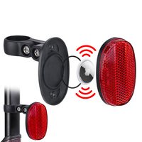 Nouveau feu arrière réfléchissant de vélo Compatible pour le localisateur GPS Airtag pour vélos vélos vtt