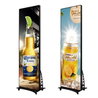 Écran d'affichage LED pliable P2.5 en aluminium moulé sous pression, fréquence de rafraîchissement 3840Hz, contrôle intelligent par Cloud, location d'affichage numérique