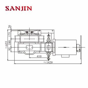 TORINDRIVE लिफ्ट गियर कर्षण मशीन YJ240B - Product Image 4