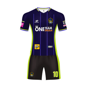 2019 ZHOUKA Top Sale Football Sports knitted sweater High Quality Design custom soccer jersey football jersey Set - Product Image 5