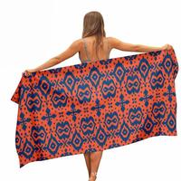 Wholesale 75*150CM Quick Dry Sand Free Towel Beach Cotton Microfiber Beach Towel With Logo Custom Print