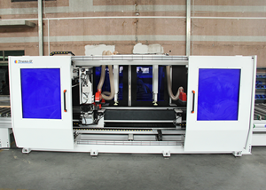 Linea di produzione di porte e pannelli NC dimensionamento 4 lati macchina da taglio - Product Image 4