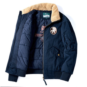 Produits tendances DCY 2025 nouveautés veste de pilote Maverick <span class=keywords><strong>Topgun</strong></span>, blouson bombardier en cuir pour hommes, veste de baseball en nylon - Product Image 1