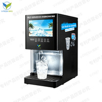 Máquina de Hielo Automática de Autoservicio VFresh para Escritorio, con Capacidad de Almacenamiento de 20 kg, para Negocios, Hoteles y Bares