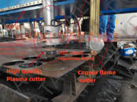 Table de découpe CNC automatique pour ligne de production de transformation des métaux