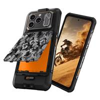 Téléphone robuste RugOne Xever 8 avec batterie interchangeable OEM, déverrouillage par empreinte digitale, IA, smartphone 4G, caméra de vision nocturne, téléphone portable Android