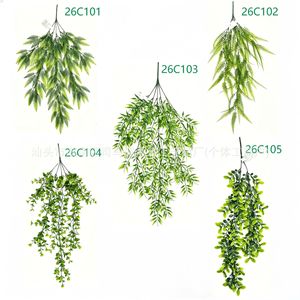 Vignes artificielles Honeyes à suspendre au mur, verdure 30cm-190cm, bouquet de plantes décoratives en plastique PE style campagnard - Product Image 4