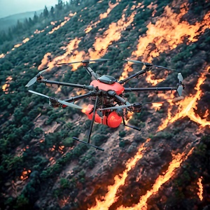 Skylle2 Firefighting <b>Drone</b> Firefighter <b>4K</b> Professional <b>Drone</b> With GPS Long Range 20KM Camera <b>Drone</b> for Adults - Product Image 1