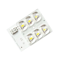 Module de source lumineuse LED standard Zhaga 12,5W 193LM/W 6H1 avec puce SMD5050, 6 LED, 5000K, DC36V, lentille LED Whti pour éclairage extérieur de parcs
