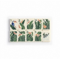 Ensemble de tuiles de Mahjong de luxe sur mesure Heritage 160, 4 couches, en acrylique gravé, style côtier américain, pour jeu de 4 joueurs
