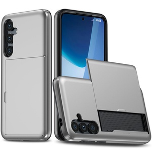 Funda Clásica 2025 para Samsung S25 Edge con Ranuras para Tarjetas, Funda Protectora 2 en 1 de PC y TPU con Ranuras Deslizantes para Tarjetas para Samsung S25 Edge - Product Image 6