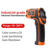 Penjualan Langsung Pabrik Termometer Inframerah Genggam Pistol Temperatur Industri Plastik ODM Dapat Disesuaikan Layar LCD Digital