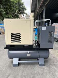 Compresor de Aire ZAKF para el Mercado Europeo, 5HP 3.7KW 230V IP55, Velocidad Fija, Integrado con Tanque de Aire, para la Industria de Procesamiento de Piedra - Product Image 2