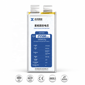 Cellule LiPo semi-solide NCM sans anode Xingto, 3,8 V, 25,5 Ah, 500 Wh/kg, 520 Wh/510 Wh, densité énergétique ultra-élevée pour drone UAV - Product Image 1
