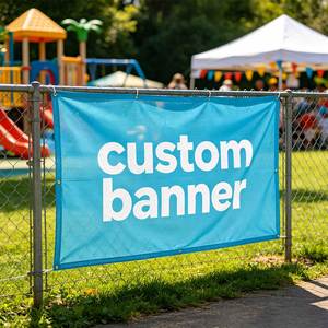 Banners Publicitarios Impresos Personalizados para Cercas, Banners de Malla para Eventos Deportivos - Product Image 1
