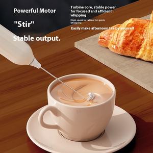 Mousseur à lait automatique USB mini en acier inoxydable, électrique, portable, fonctionnement à une touche, mélangeur à café écologique M006 - Product Image 5