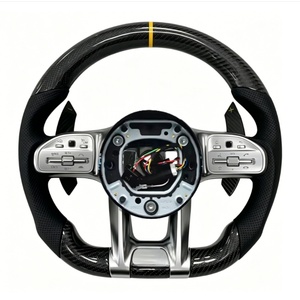 Volante de Fibra de Carbono para Automóvil Mercedes-Benz Clase A, B, C, E, <span class=keywords><strong>G</strong></span>, S, para Amg GT, CL, SL, GL, ML, W212, W176, W213, W211, W205 - Product Image 6