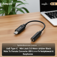 Connecteur USB Type C pour ordinateur vers Jack 3,5 mm Noir 00200318