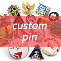 Pins de Solapa y Emblemas para Gorras de Béisbol de Esmalte Suave Personalizados Tradicionales de Gran Venta - Diseño de Logotipo Personalizado para Bodas y Graduaciones