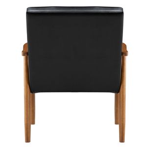 DB Retro Modern Silla individual de madera RT 75X69X84 cm para decoración de sala de estar - Product Image 5