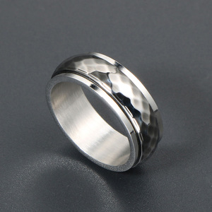 Retro Punk Minimalist Geometric Rotating <b>Ring</b> SA1054 Unisex Gift Jewelry - Product Image 3