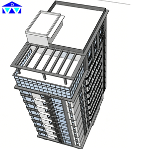 Estructura de Acero de Alta Precisión con Columnas Soldadas para Edificios de Apartamentos y Jardines - Product Image 5