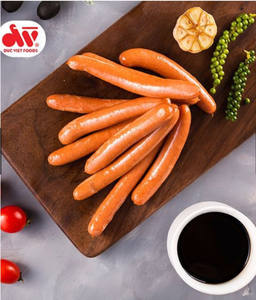 Saucisse fumée authentique Duc Viet de Vienne 500g, saucisses de qualité supérieure de fabrication allemande, boyaux naturels en peau de mouton, produits carnés surgelés - Product Image 5