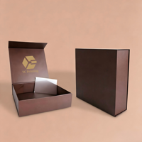 Nueva Caja de Regalo Plegable Magnética de Papel con Logotipo Grande de Diseño Personalizado, Caja de Regalo Plegable de Cartón Rígido de Lujo