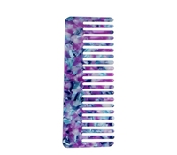 Peigne en acétate de cellulose recyclable de haute qualité, couleur écaille de tortue classique, pour un usage domestique, peigne de couleur pour lisser les cheveux
