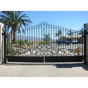 2017 Chất Lượng Cao Tốt Nhất Bán Nhà Nướng Cổng/Kim Loại Hàng Rào Cổng Rào/Rèn Cửa Sắt Thiết Kế - Product Image 1