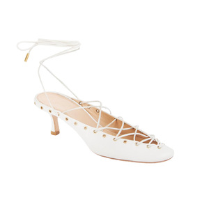 <span class=keywords><strong>Tacchi</strong></span> Alti da Donna di Lusso di Nicchia, Estate 2025, Nuova Moda, Commercio Estero Transfrontaliero, Retro, Senza Schienale, Allacciatura, Tacco a Calice - Product Image 2