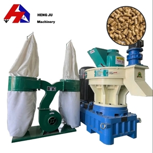 Máquina de pellets de madera troquelada de anillo vertical con motor 160KW 220V/380V equipo de fabricación de pellets de alta capacidad - Product Image 1