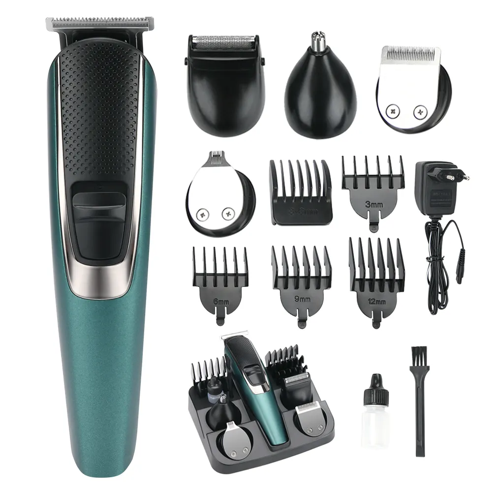 PRITECH Waterproof Electric Nose Hair Trimmer Mustache Trimmer Kit Body Shaver Grooming Kit Cordless Hair Trimmer